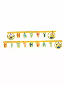 Паперова гірлянда Minions™ «Happy Birthday», 2 м
