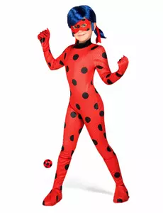 Повний костюм Miraculous Ladybug для дітей з аксесуарами, Розмір: 6-8 років (125 -135 см)