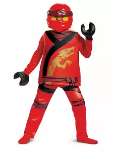 Делюкс-костюм Кая Ninjago® — LEGO™ для дітей, Розмір: 10–12 років(137–149 см)