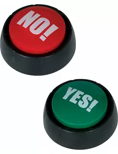 2 бузери YES і NO, 9 см