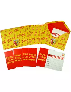 6 запрошень та конвертів RC Lens