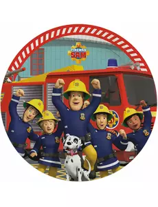 Паперові тарілки Fireman Sam, 23 см