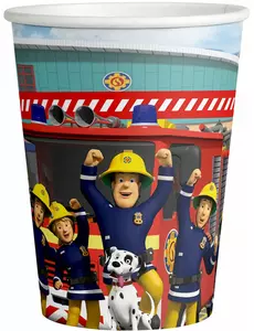8 паперових стаканчиків Fireman Sam 250 мл