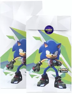8 подарункових пакетів Sonic Prime 15 x 30 см
