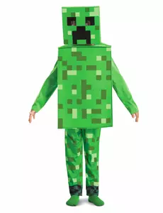 Класичний костюм Creeper з Minecraft™ для дітей, Розмір: 5-6 років (109 - 126 см)