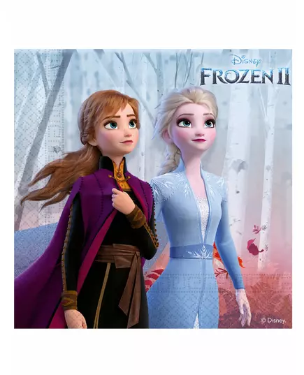 16 маленьких паперових серветок Frozen 2 25 x 25 см