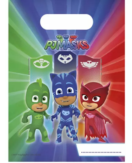 6 подарункових пакетів PJ Masks™ 16 x 23 см