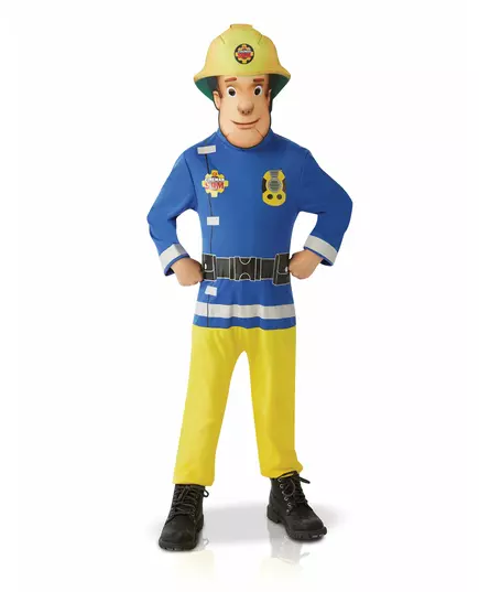 Класичний костюм Fireman Sam для дітей, Розмір: 3-4 роки (90 - 104 см)