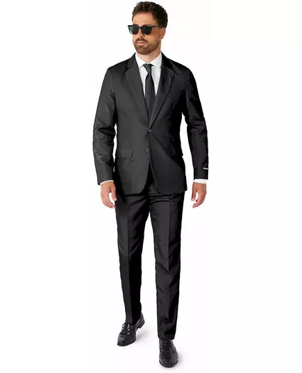 Чоловічий чорний костюм Mr. Solid від Suitmeister™, Розмір: X-Large (EU 56-58)